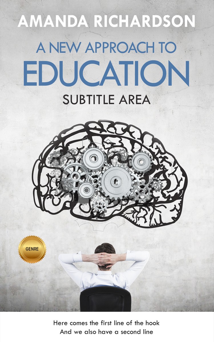 2D view of Quill Gray #1821 - Premade Business Book Cover