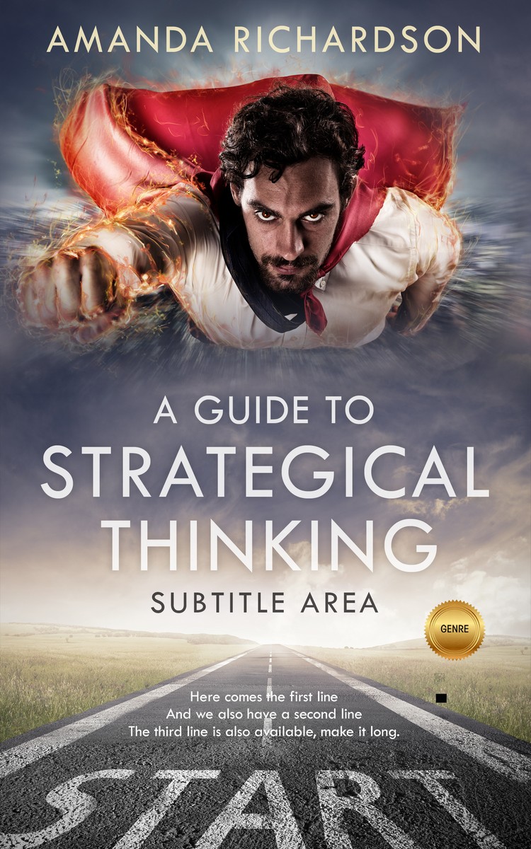 2D view of Premade Business Book Cover - Scorpion