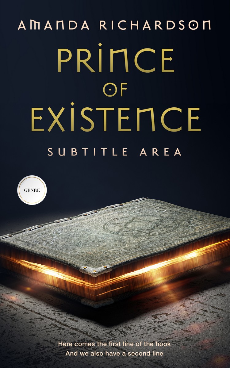 2D view of Shark #1835 - Premade Religion & Spirituality Book Cover