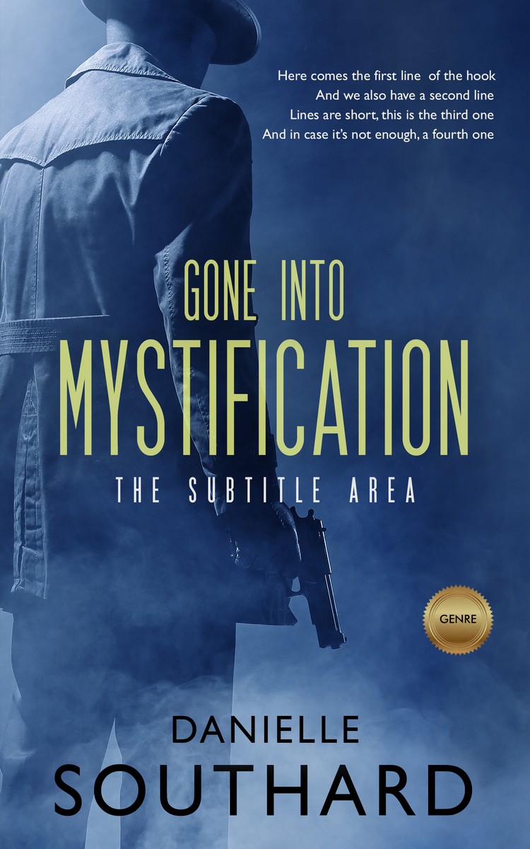 2D view of Astronaut #1858 - Premade Mystery & Thriller & Suspense Book Cover