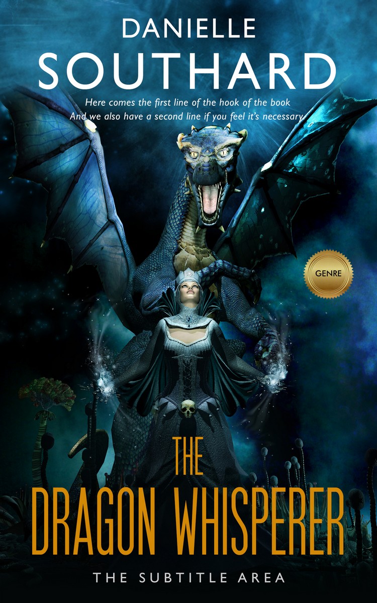 2D view of Firefly #1860 - Premade Fantasy Book Cover