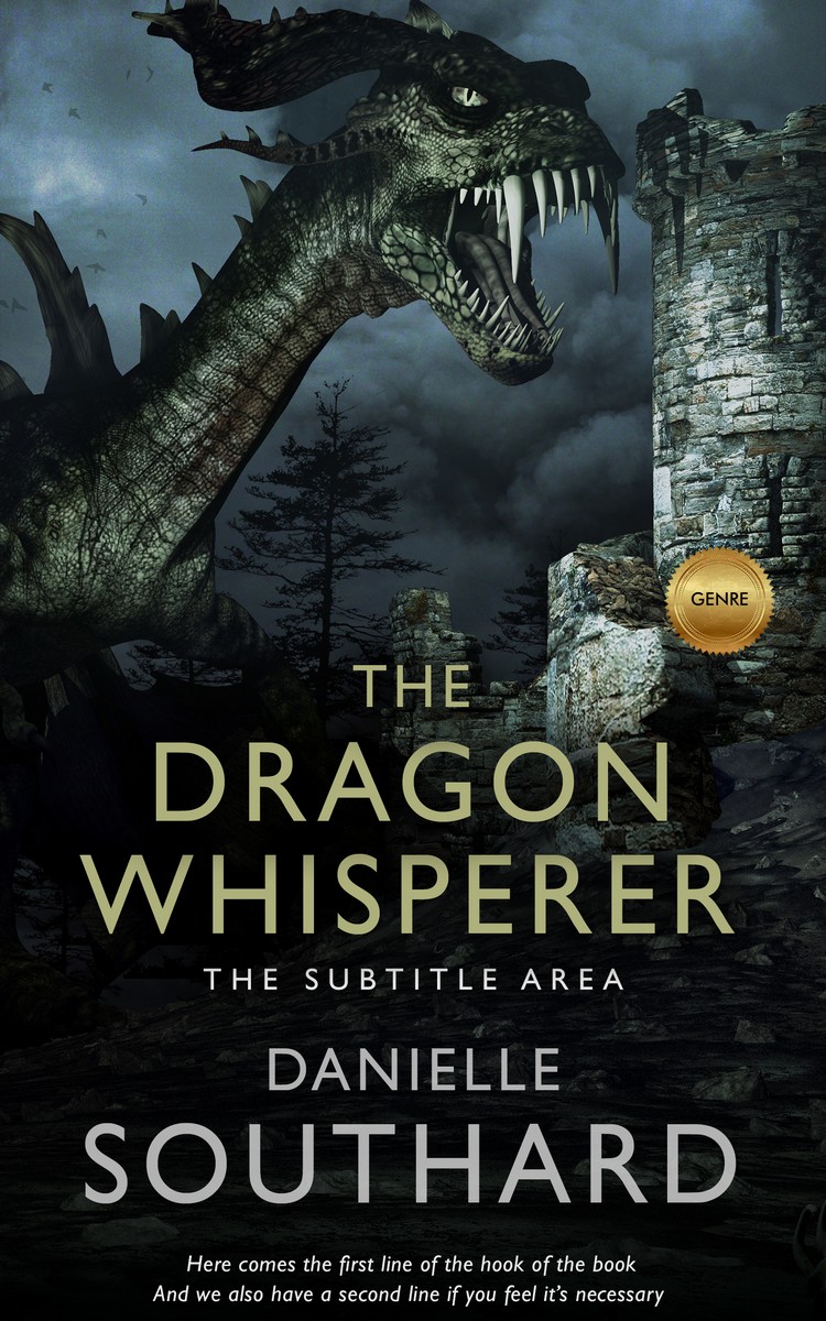 2D view of Woodsmoke #1861 - Premade Fantasy Book Cover