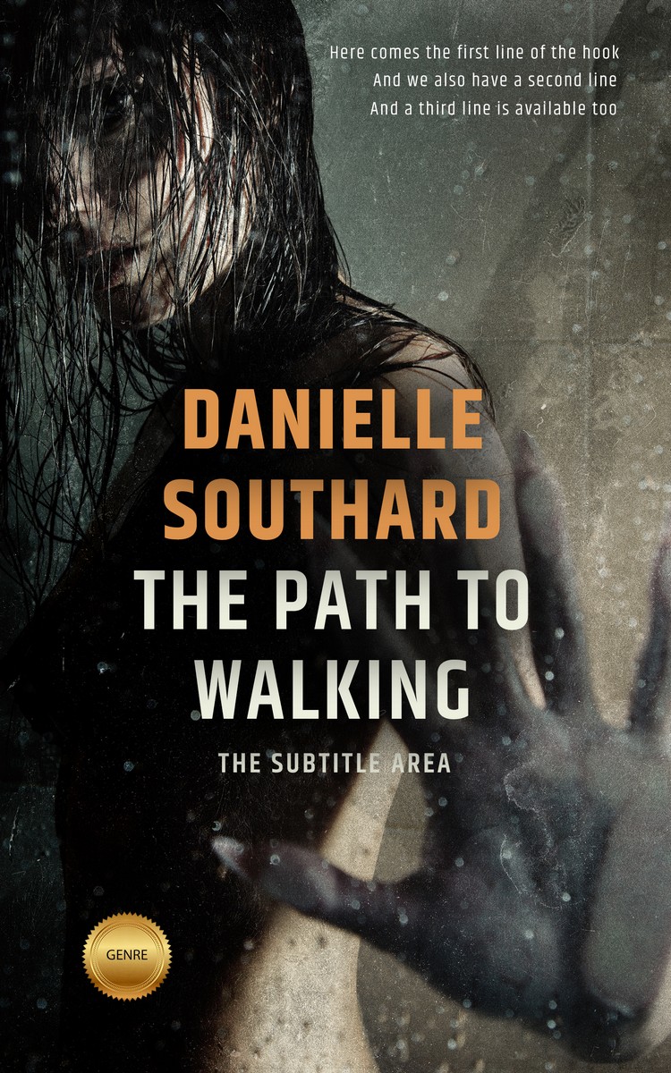 2D view of Heavy Metal #1883 - Premade Horror Book Cover