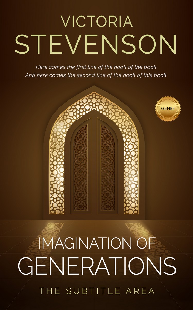 2D view of Deep Oak #1901 - Premade Religion & Spirituality Book Cover