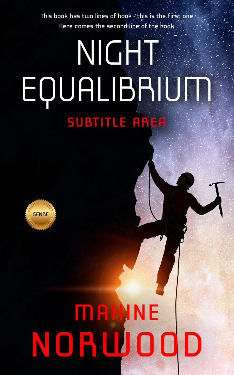 2D view of Cinder #1966 - Premade Action & Adventure Book Cover