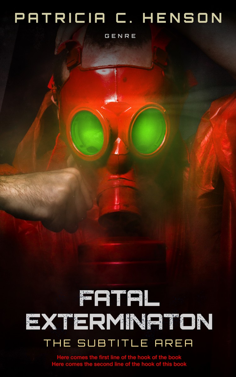 2D view of Crowshead #1997 - Premade Apocalyptica Book Cover