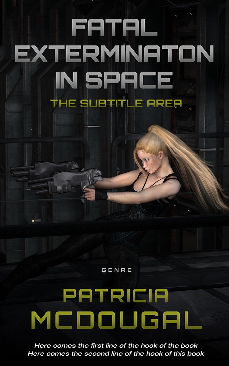 2D view of Woodsmoke #1999 - Premade Science Fiction Book Cover