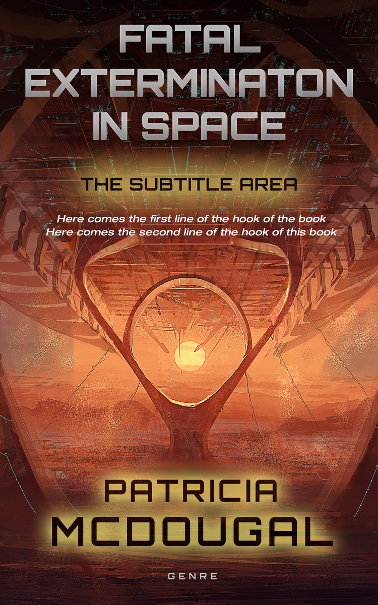 2D view of Cocoa Bean #2001 - Premade Science Fiction Book Cover