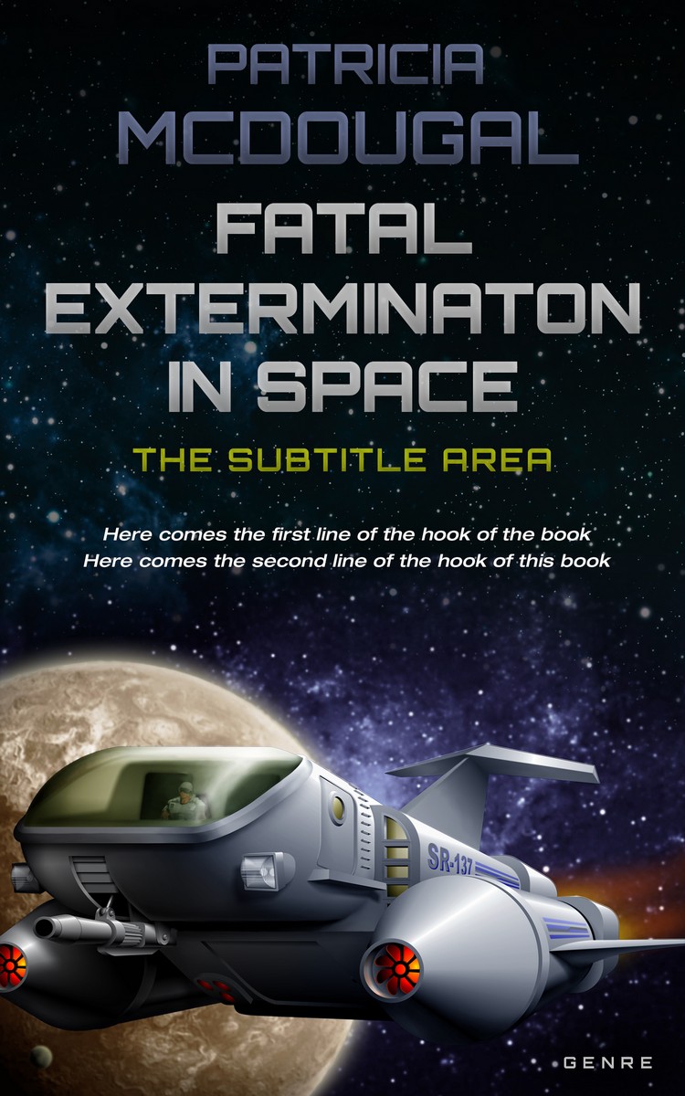 2D view of Cloudy #2002 - Premade Science Fiction Book Cover