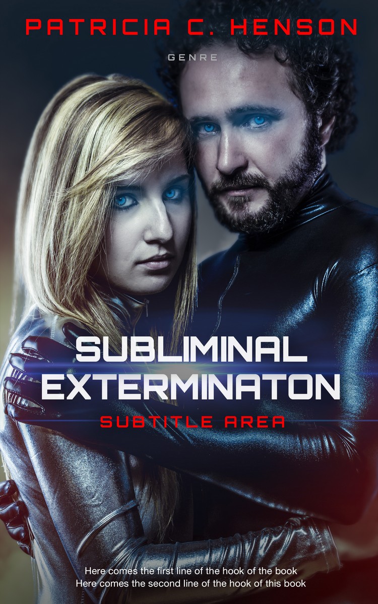 2D view of Charade #2004 - Premade Science Fiction Book Cover