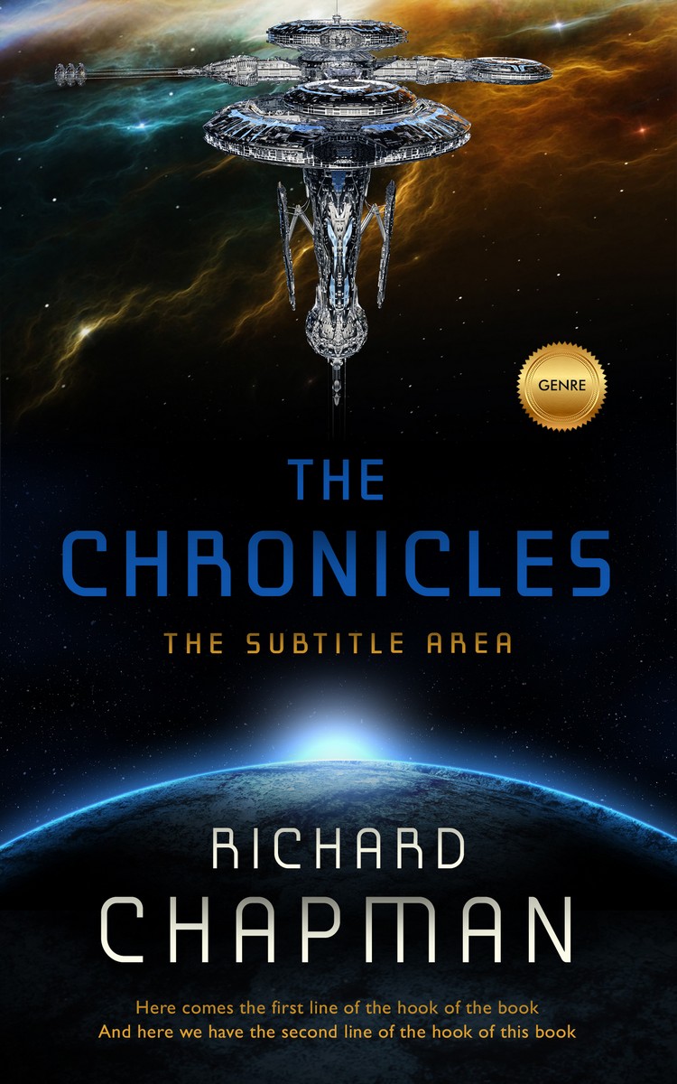 2D view of Woodsmoke #2024 - Premade Science Fiction Book Cover