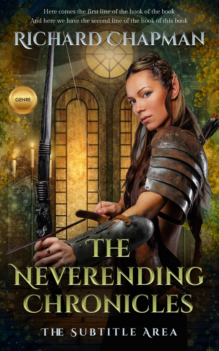 2D view of Zeus #2033 - Premade Romance Book Cover