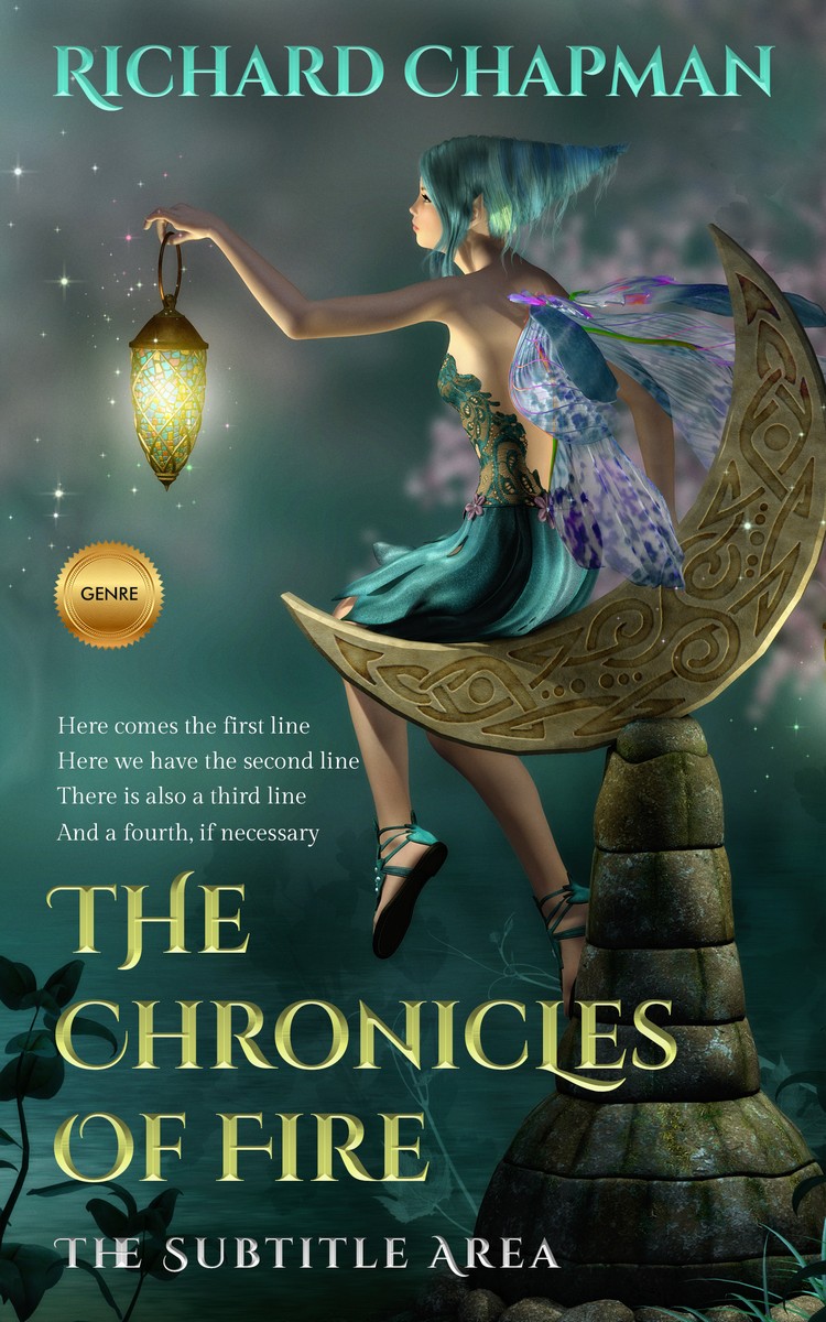 2D view of Premade Fantasy Book Cover - Cape Cod