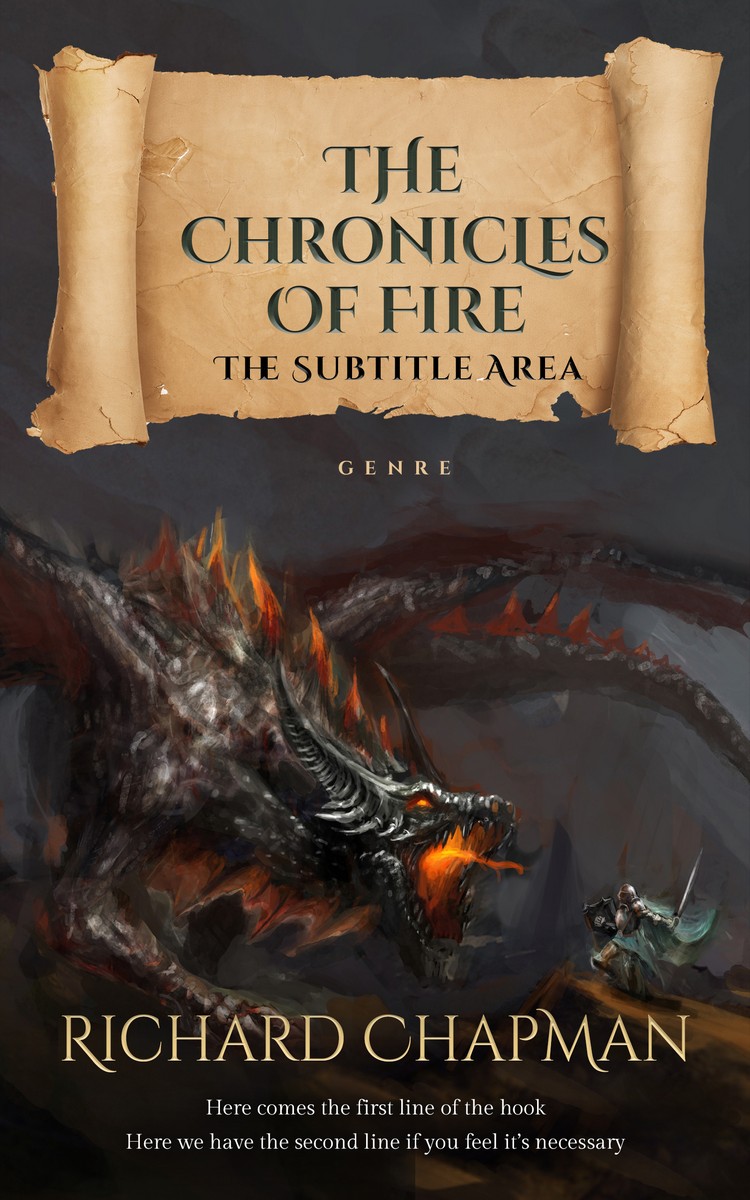 2D view of Dune #2044 - Premade Fantasy Book Cover