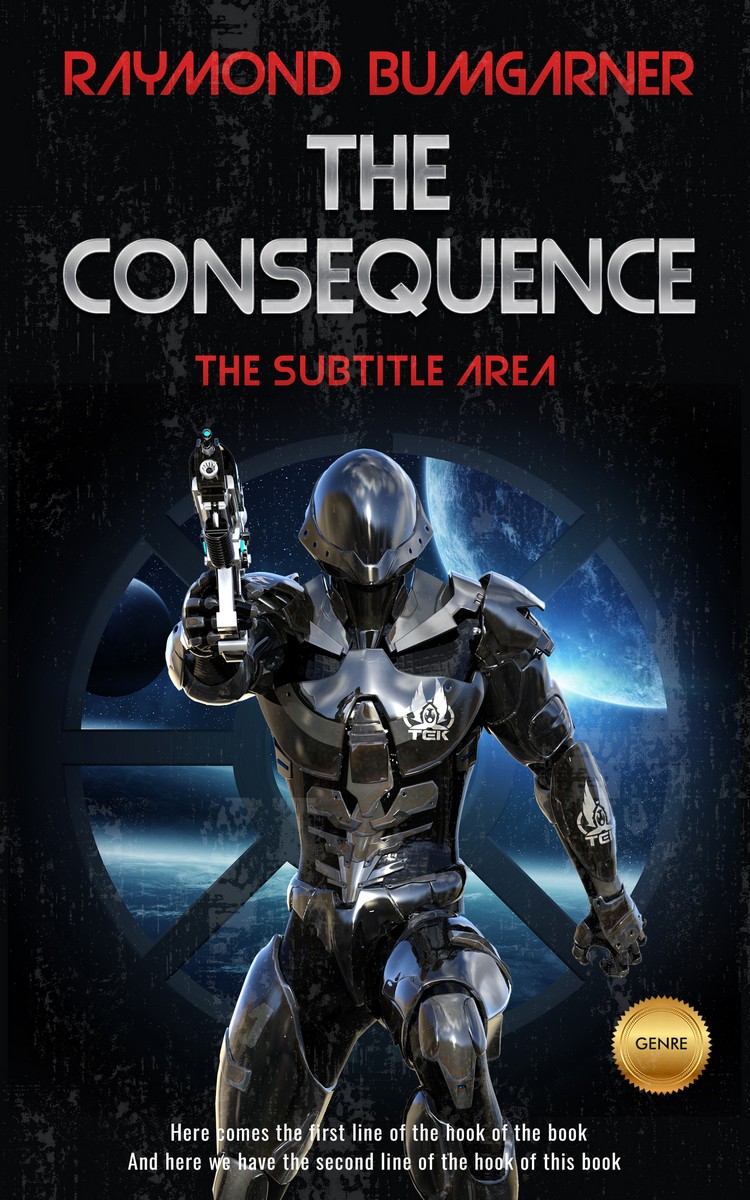 2D view of Bunker #2105 - Premade Science Fiction Book Cover