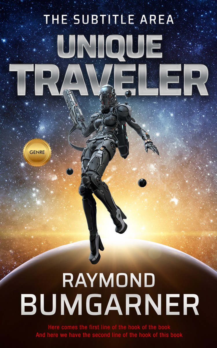 2D view of Cameo #2125 - Premade Science Fiction Book Cover