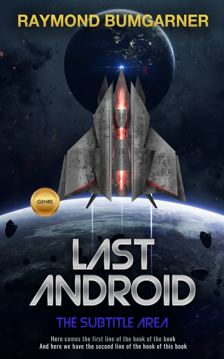 2D view of Mirage #2126 - Premade Science Fiction Book Cover