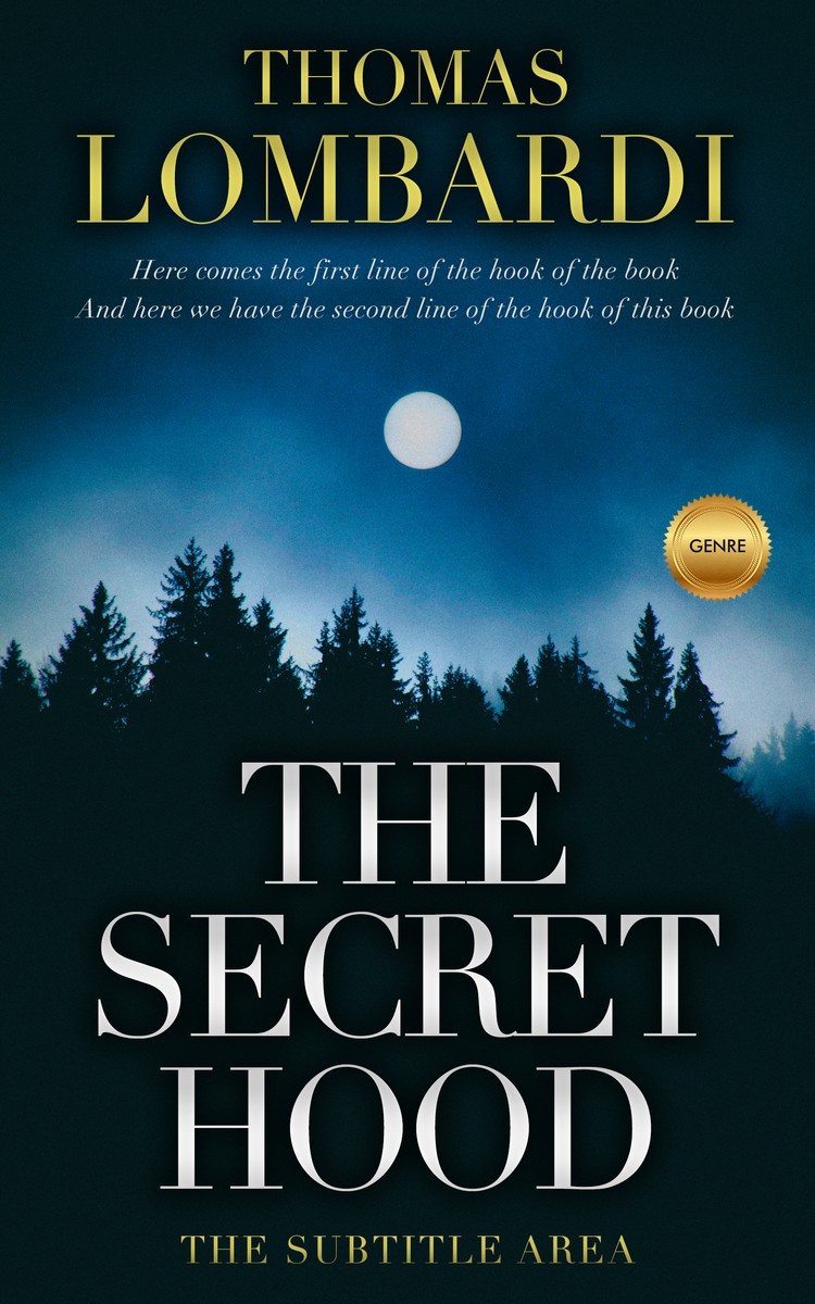 2D view of Black Pearl #2152 - Premade Mystery & Thriller & Suspense Book Cover