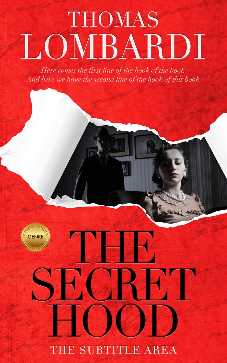 2D view of Alizarin Crimson #2156 - Premade Mystery & Thriller & Suspense Book Cover