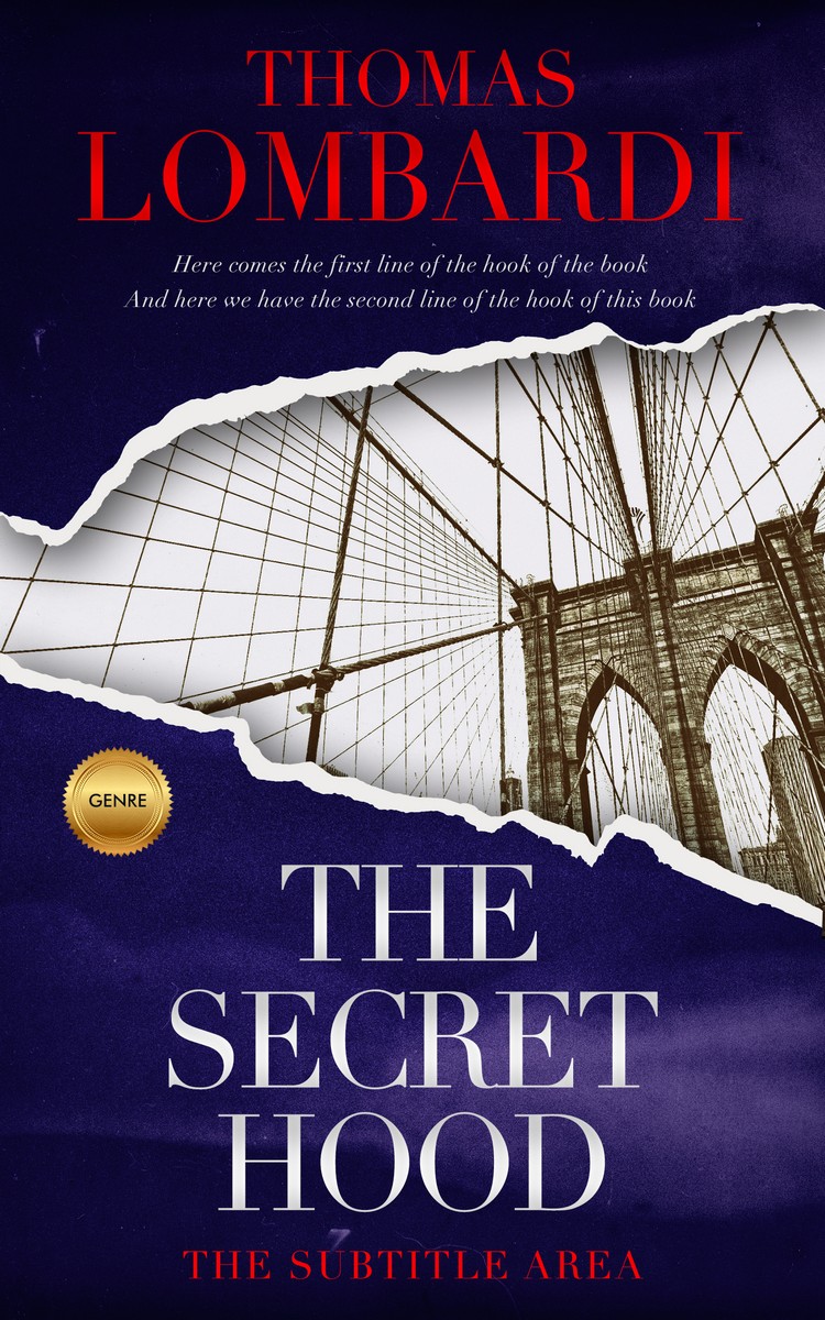 2D view of Wafer #2168 - Premade Mystery & Thriller & Suspense Book Cover