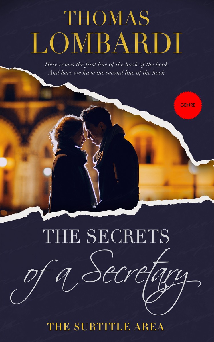 2D view of Steel Gray #2174 - Premade Romance Book Cover