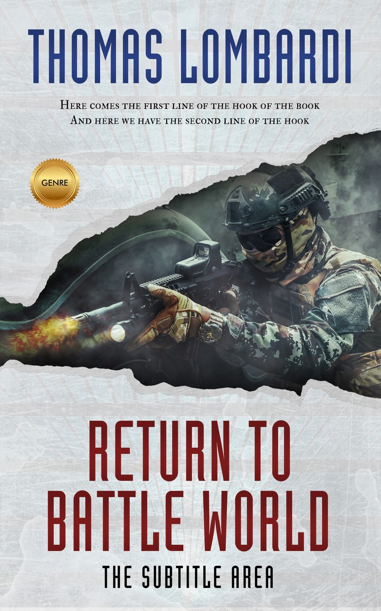 2D view of Bright Gray #2178 - Premade Mystery & Thriller & Suspense Book Cover