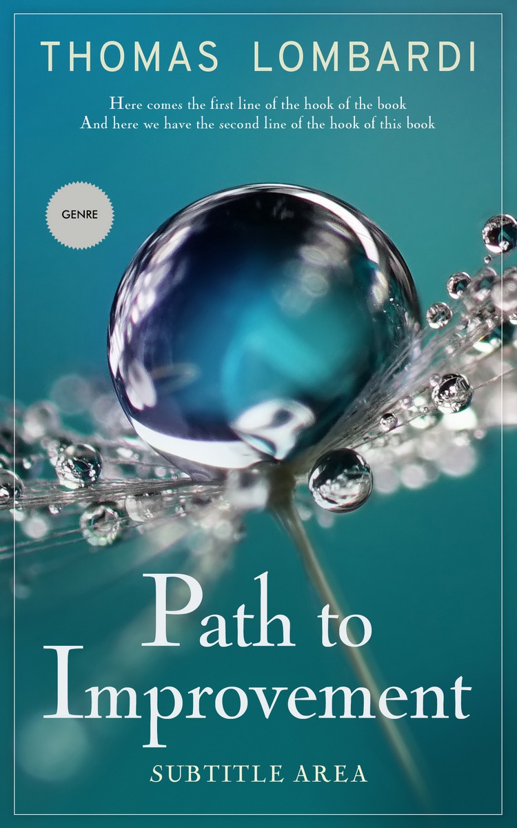 2D view of Paradiso #2188 - Premade Self-Improvement & Self-Help Book Cover