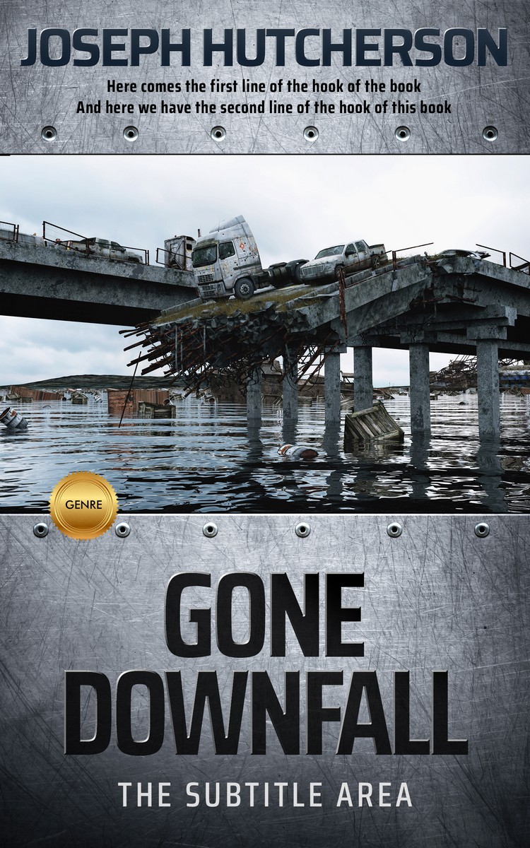 2D view of Outer Space #2228 - Premade Apocalyptica Book Cover