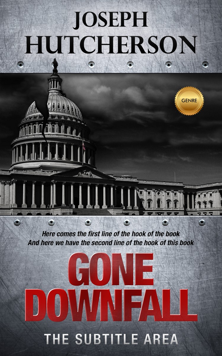 2D view of Ship Gray #2234 - Premade Action & Adventure Book Cover | BookCoverZone