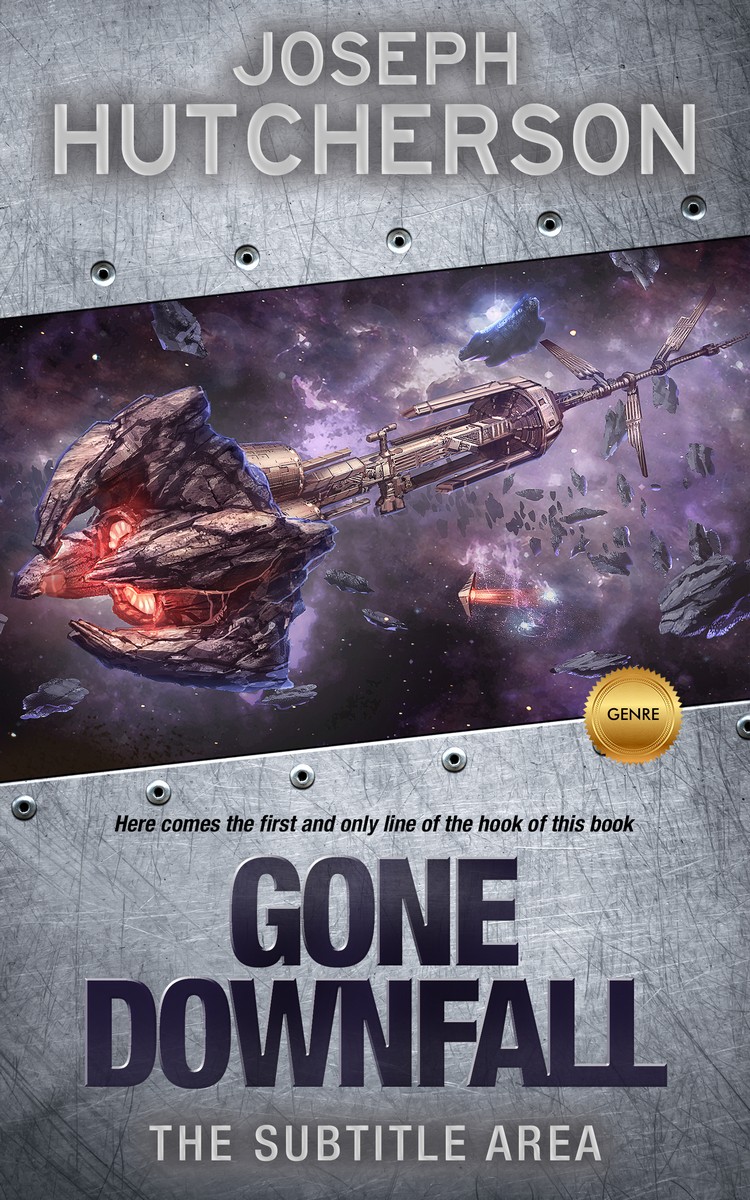 2D view of Salt Box #2250 - Premade Science Fiction Book Cover