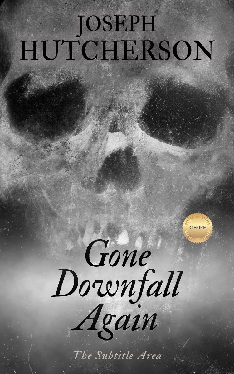 2D view of Premade Horror Book Cover - Dove Gray