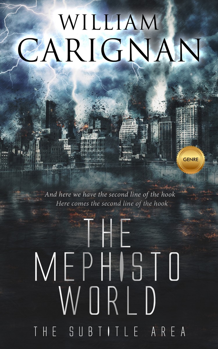 2D view of Outer Space #2273 - Premade Apocalyptica Book Cover