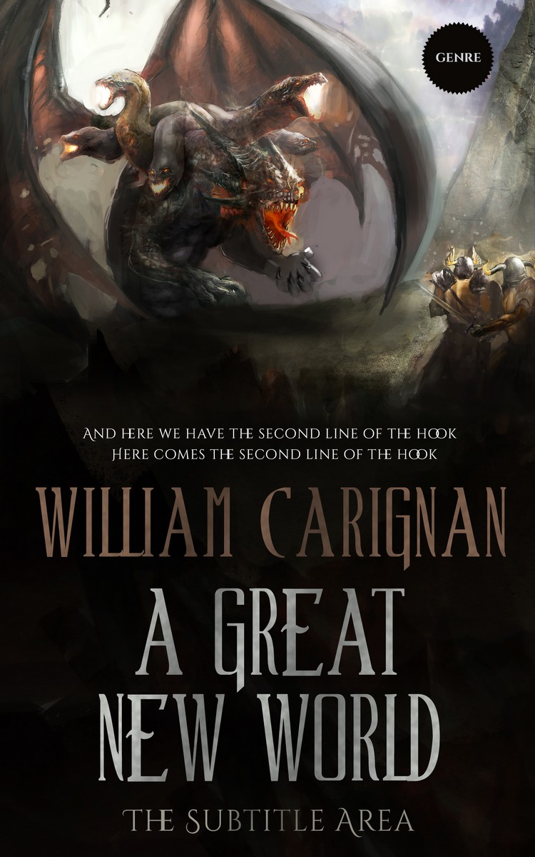 2D view of Tide #2281 - Premade Fantasy Book Cover