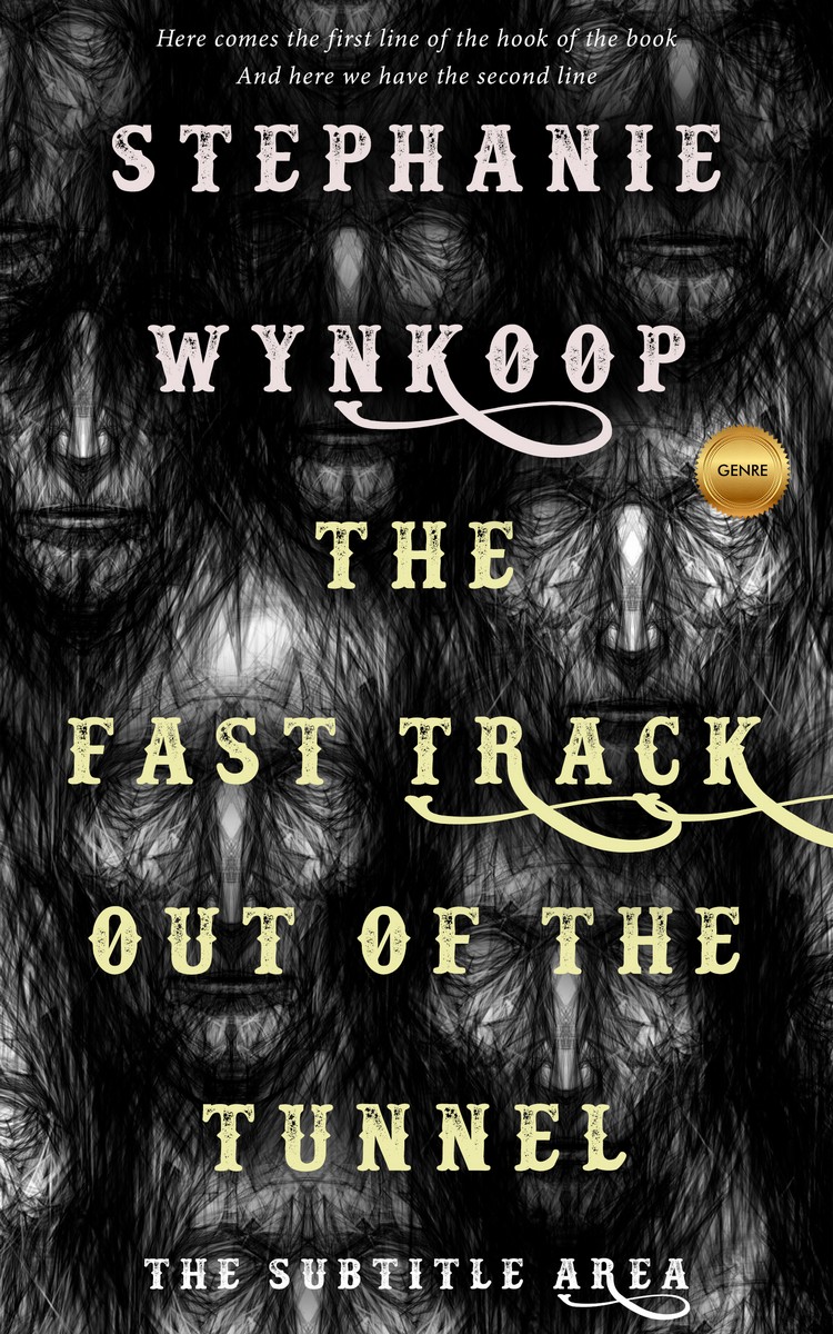 2D view of Cod Gray #2319 - Premade Horror Book Cover