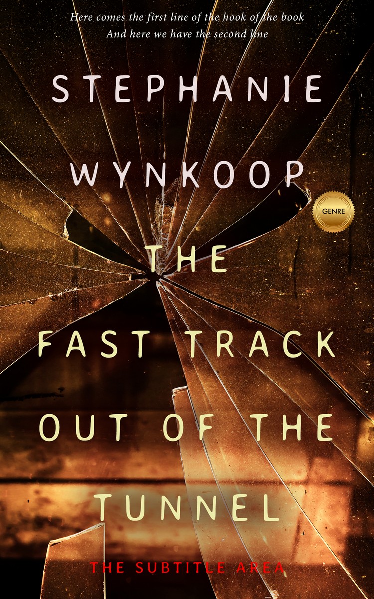 2D view of Premade Mystery & Thriller & Suspense Book Cover - Antique Brass