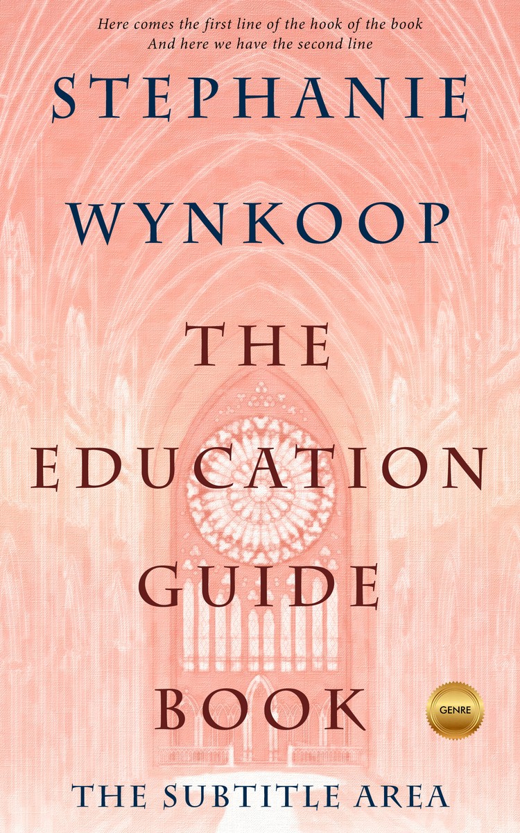 2D view of Apricot Peach #2328 - Premade Religion & Spirituality Book Cover