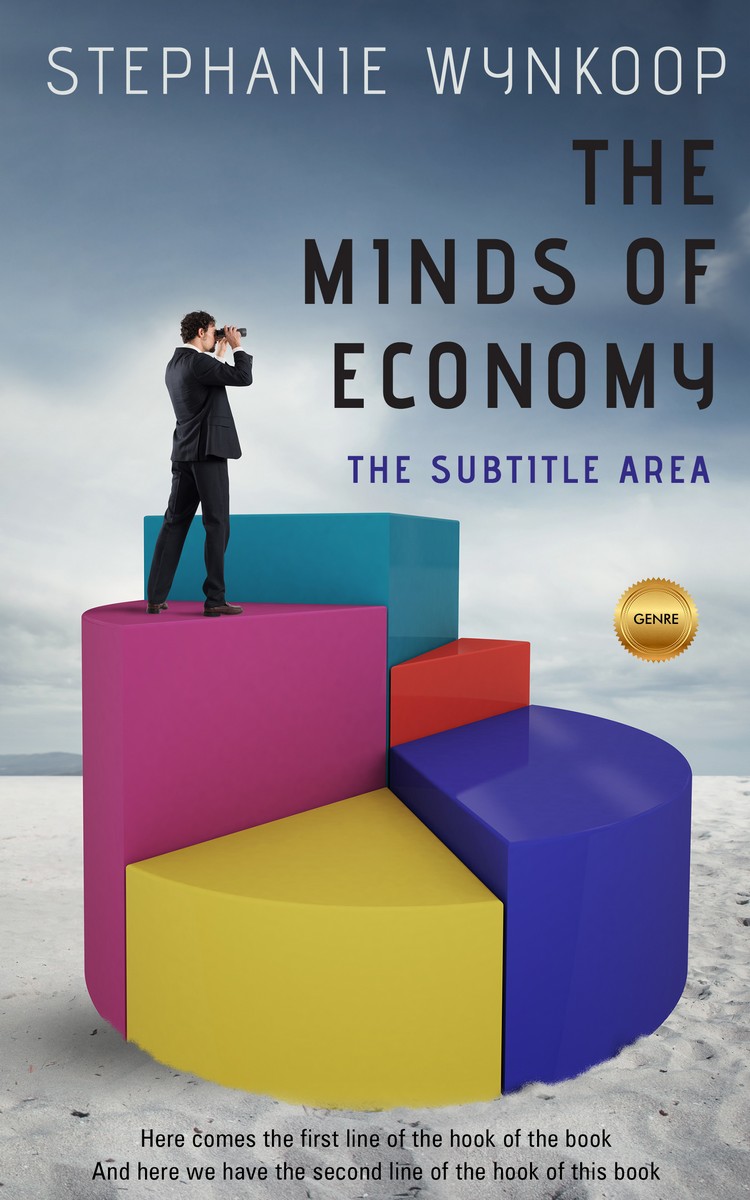 2D view of Premade Business Book Cover - Silver Sand