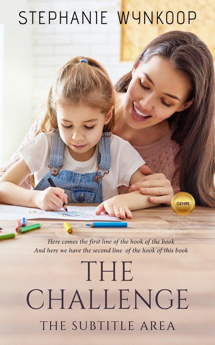 2D view of Dust Storm #2347 - Premade Family & Parenting Book Cover