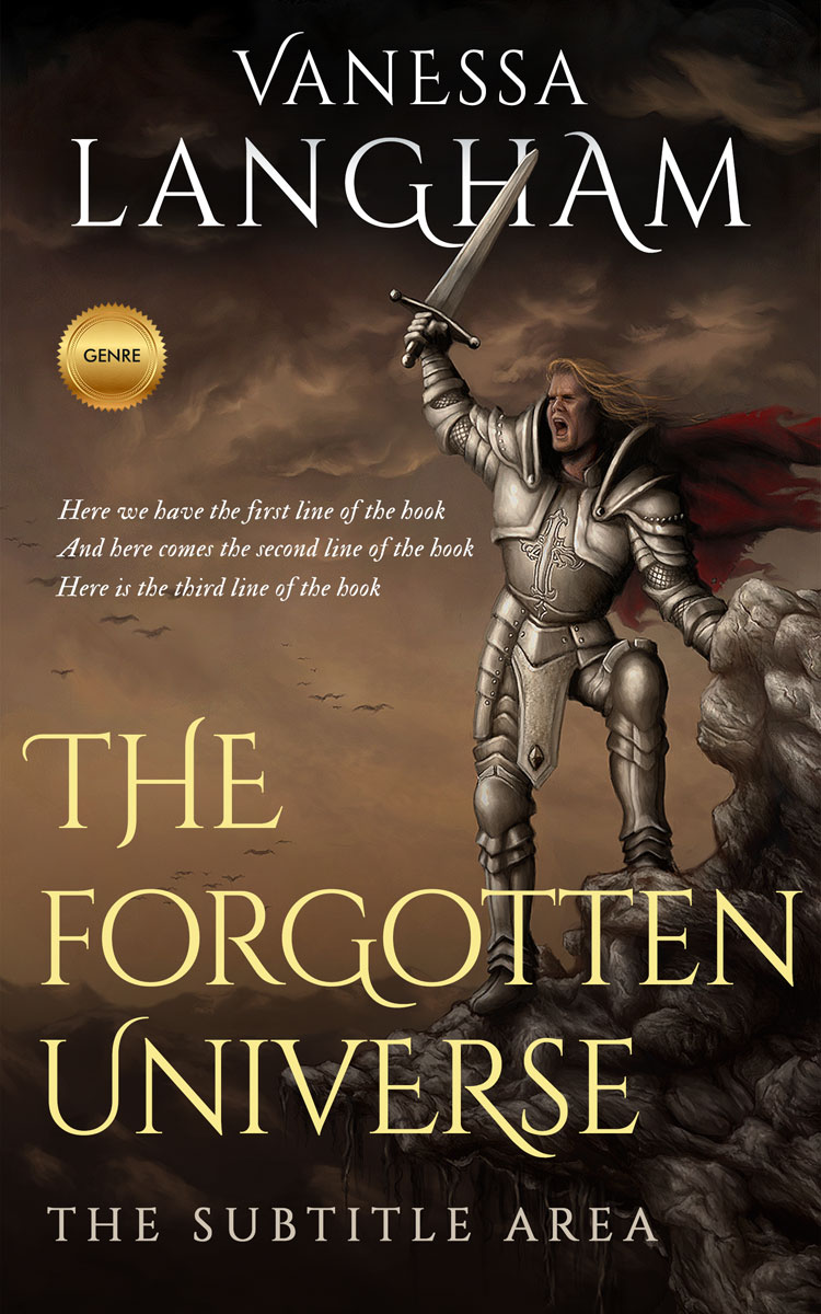 2D view of Zeus #2354 - Premade Fantasy Book Cover