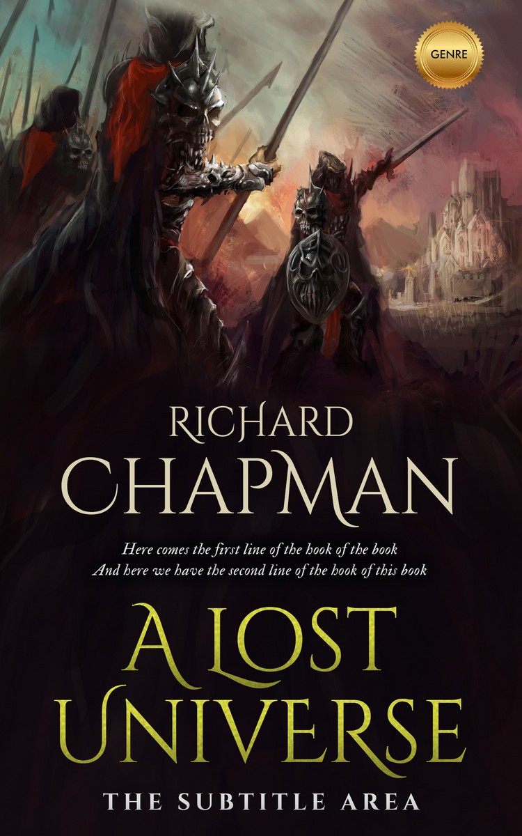 2D view of Sandal #2362 - Premade Fantasy Book Cover