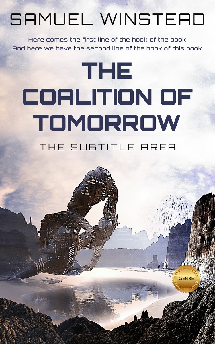 2D view of Baltic Sea #2375 - Premade Science Fiction Book Cover