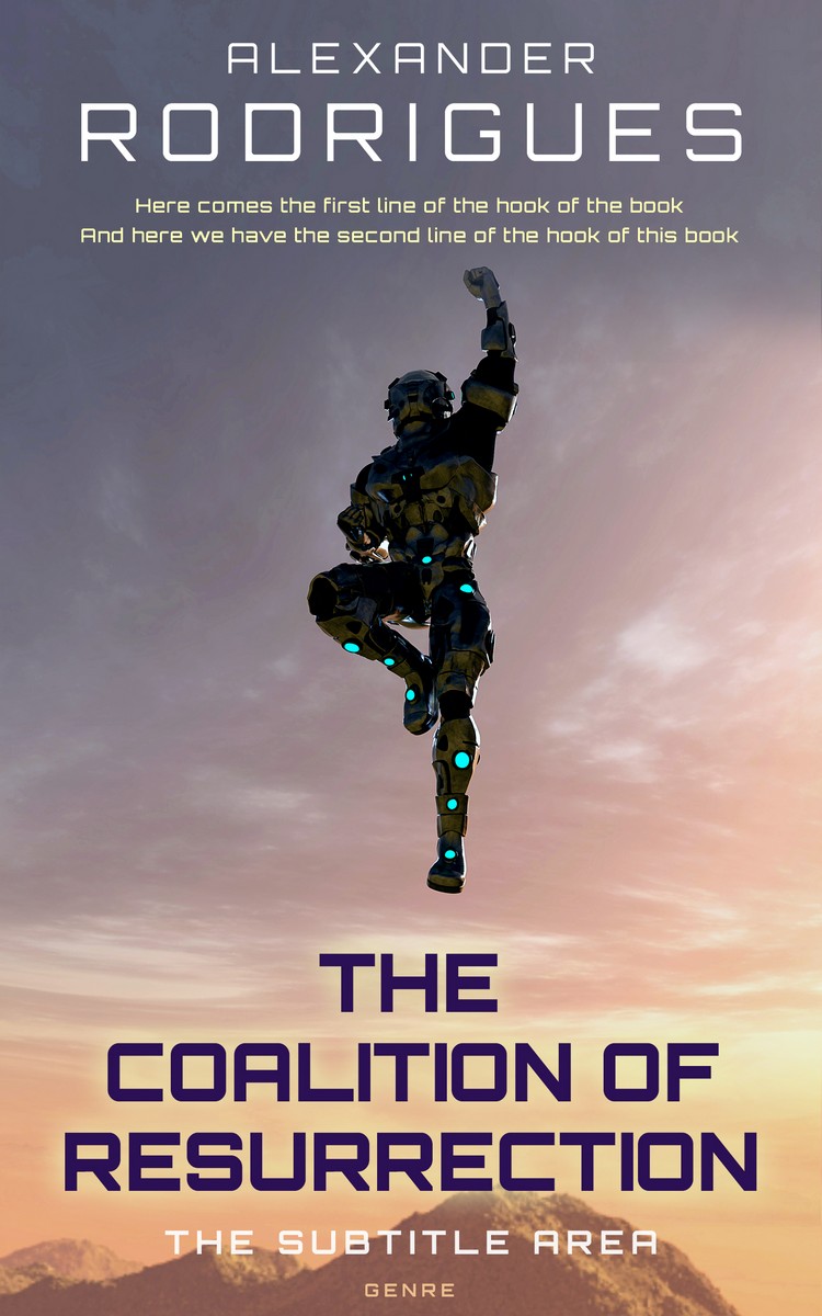 2D view of Bazaar #2395 - Premade Science Fiction Book Cover