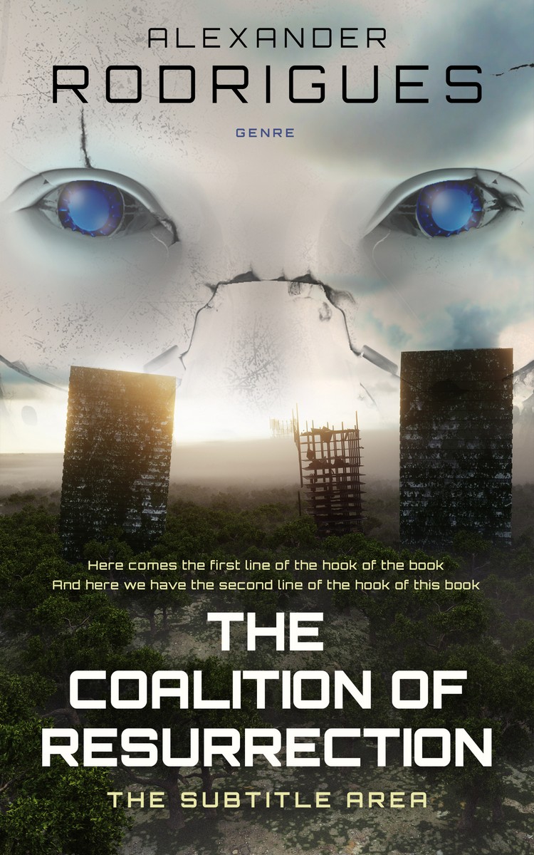 2D view of Rangitoto #2398 - Premade Apocalyptica Book Cover