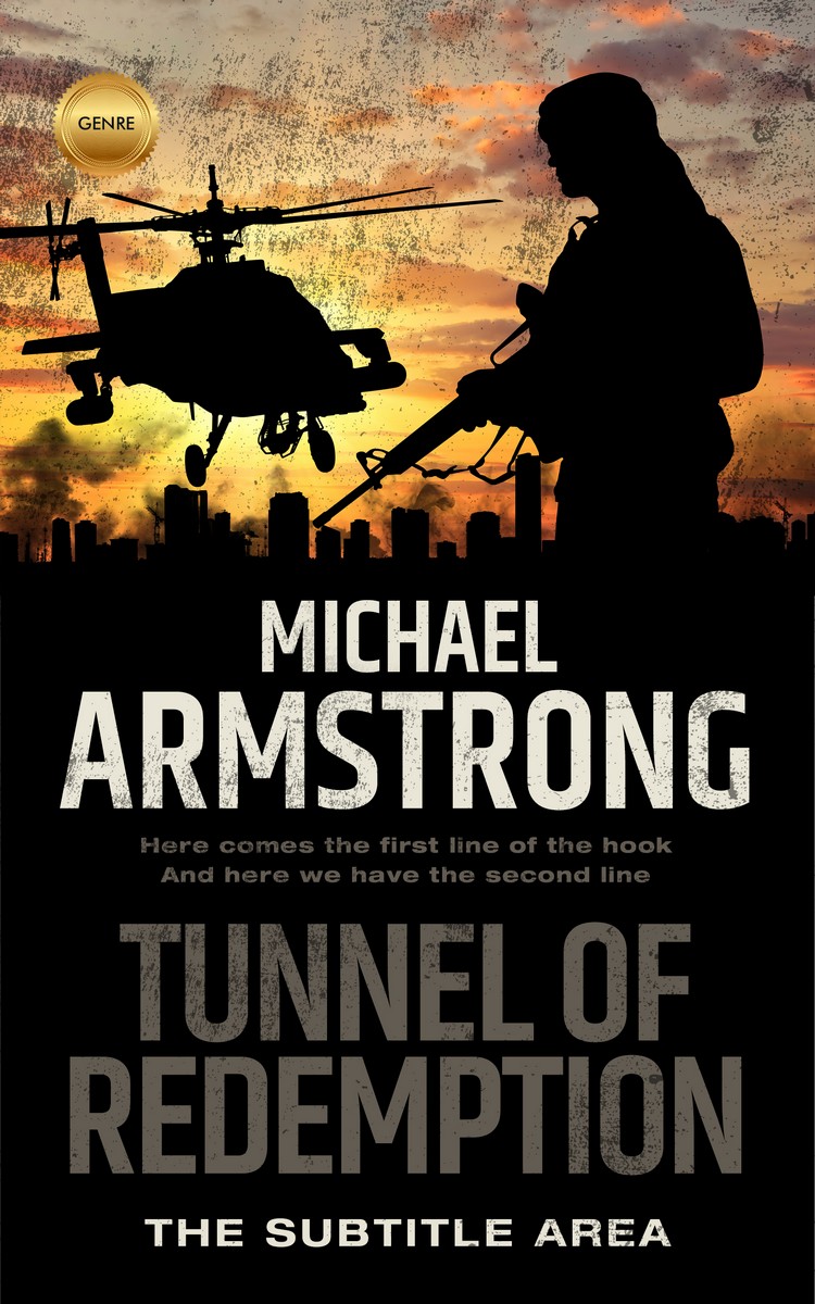 2D view of Tan #2412 - Premade Mystery & Thriller & Suspense Book Cover