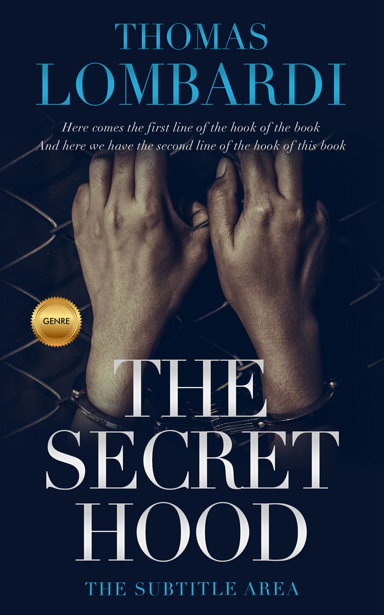 2D view of Premade Mystery & Thriller & Suspense Book Cover - Ebony