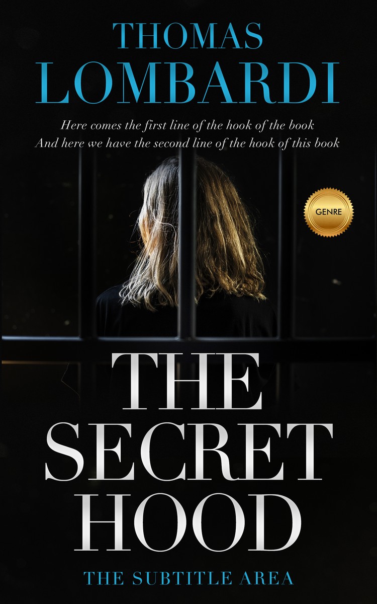 2D view of Cod Gray #2421 - Premade Mystery & Thriller & Suspense Book Cover