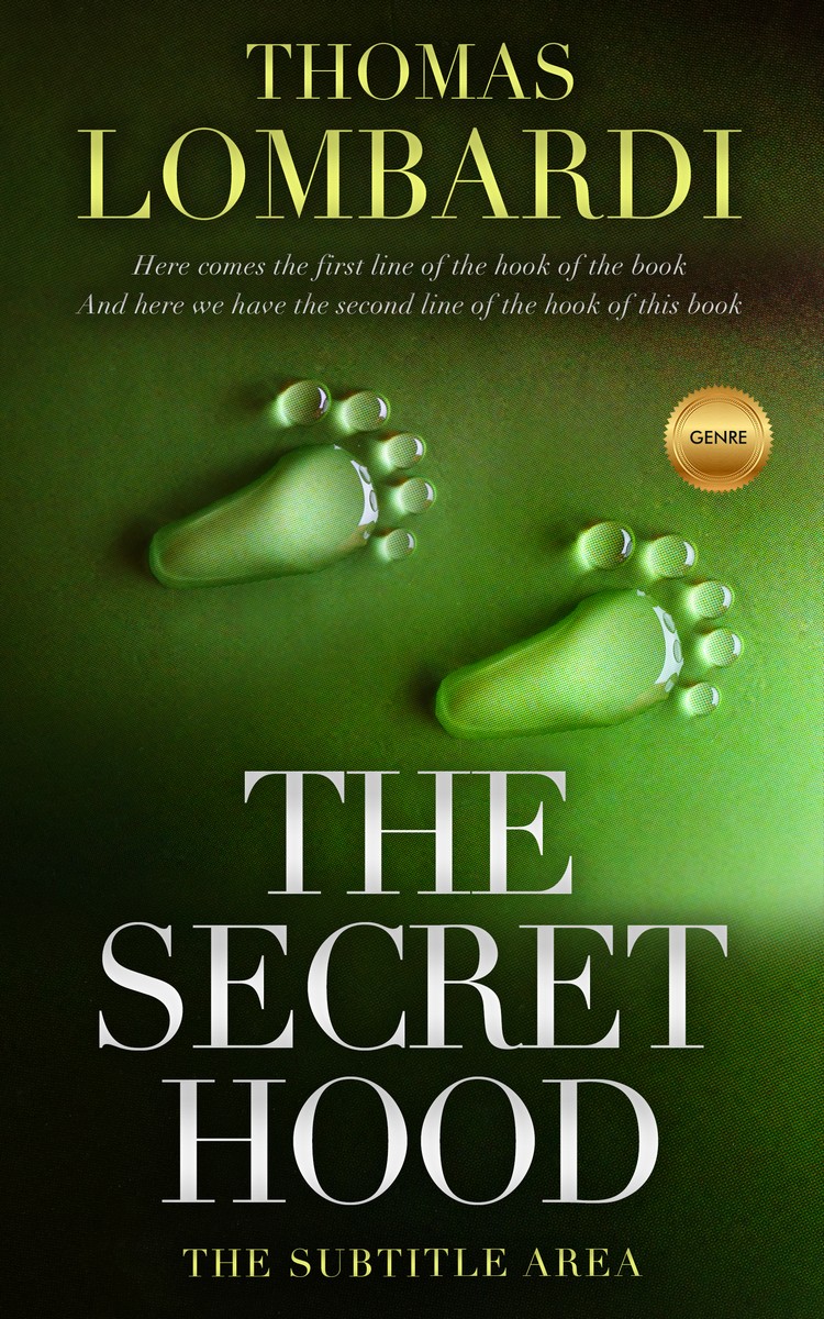 2D view of Deep Forest Green #2425 - Premade Health & Mind & Body Book Cover