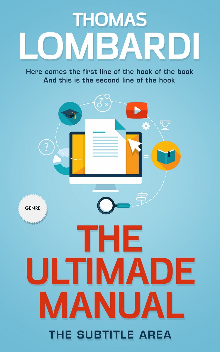 2D view of Premade Education Book Cover - Bermuda