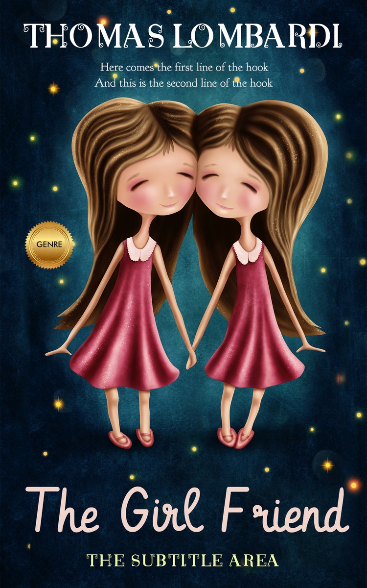 2D view of My Pink #2451 - Premade Abstract Book Cover