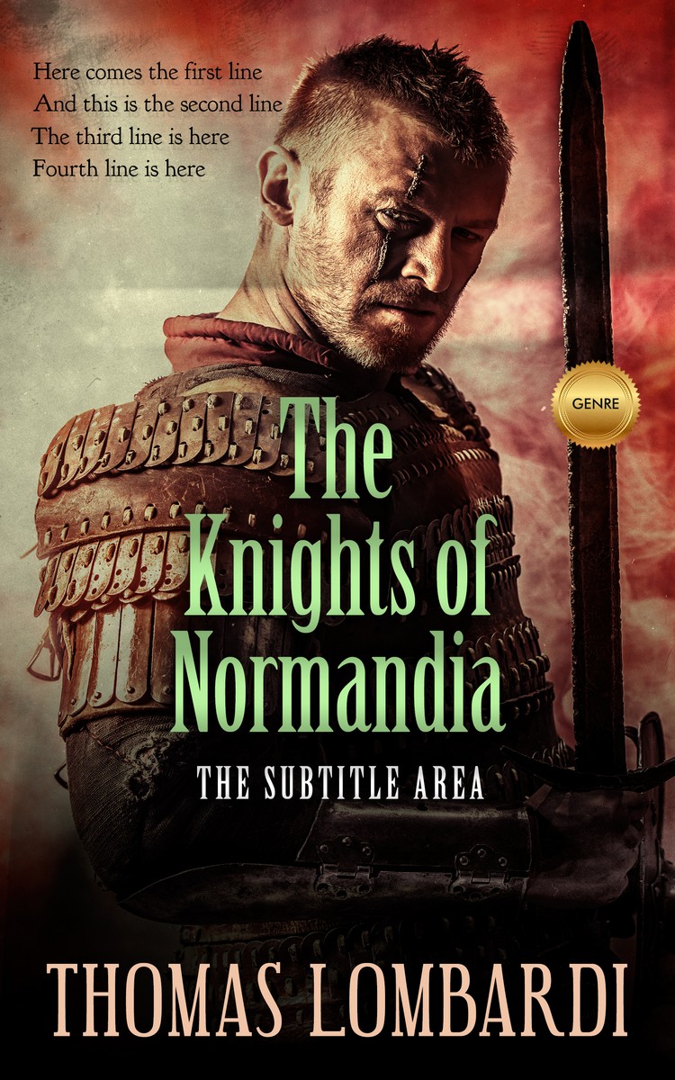 2D view of Premade Historical Book Cover - Indian Khaki